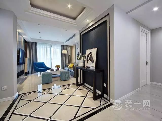 现代港式风情 合肥装修公司140平米装修效果图