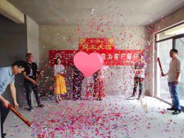 【川豪装饰】文一豪门金地马总王姐复式楼开工大吉