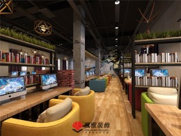 【枫雅装饰】北城世纪城网咖装修
