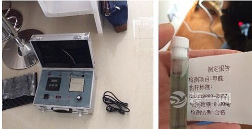 甲醛检测效果图