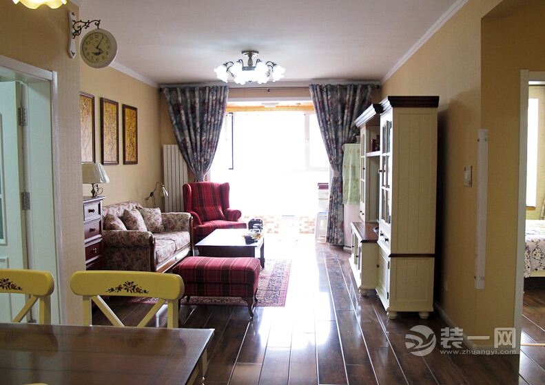 合肥装一网94m²美式混搭装修效果图