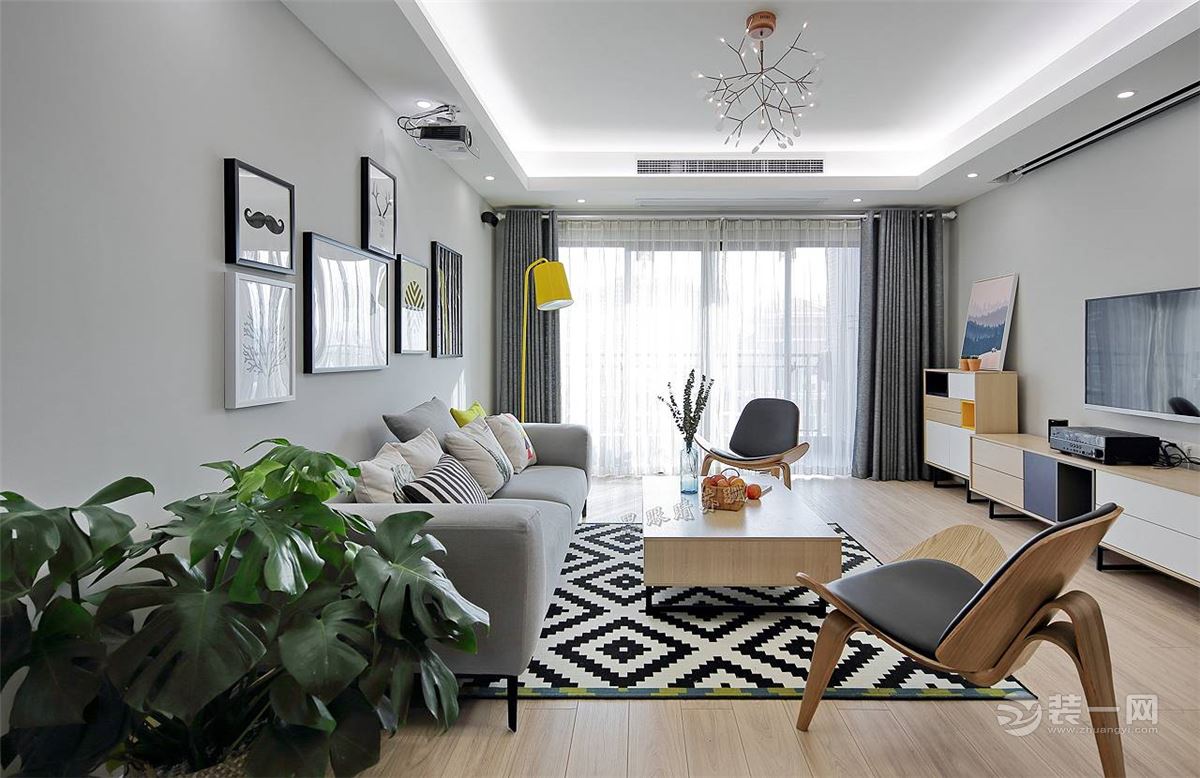 客厅电视投影仪装修效果图 客厅电视投影仪装修效果图