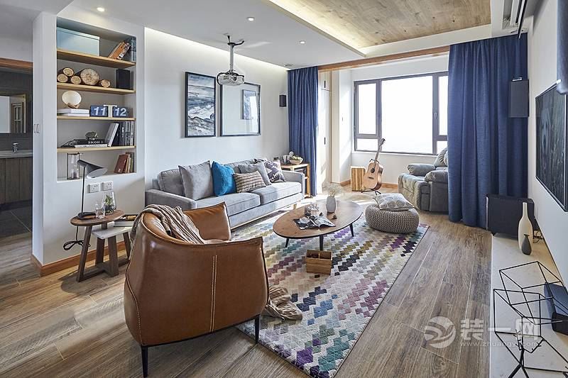 客厅电视投影仪装修效果图 客厅电视投影仪装修效果图