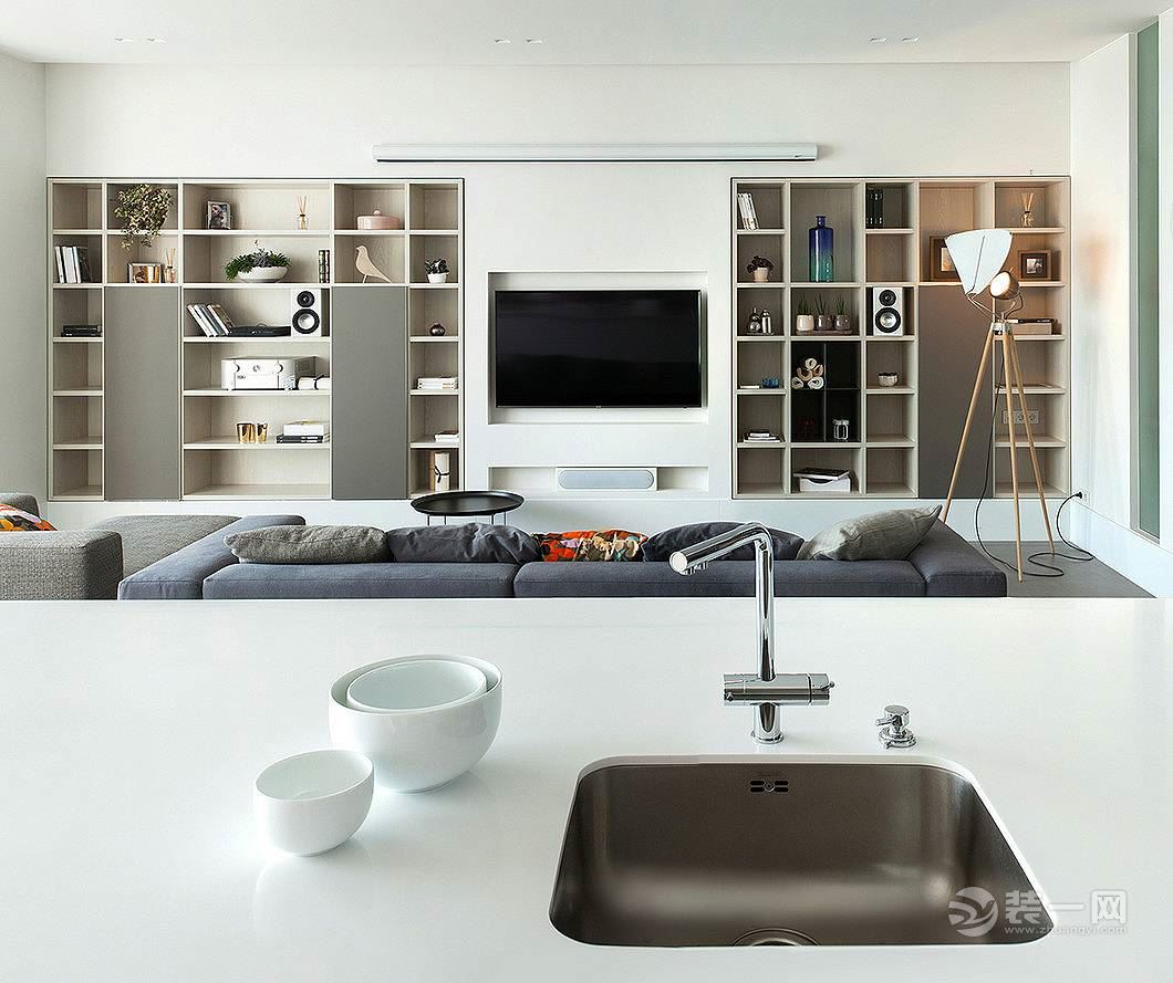 客厅电视投影仪装修效果图 客厅电视投影仪装修效果图