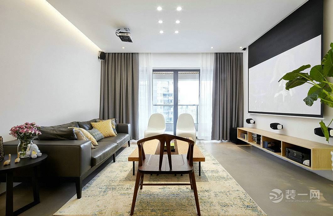 客厅电视投影仪装修效果图 客厅电视投影仪装修效果图